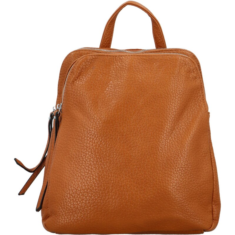 Turbo bags Moderní dámský koženkový batůžek Robbie new, hnědý 105232188