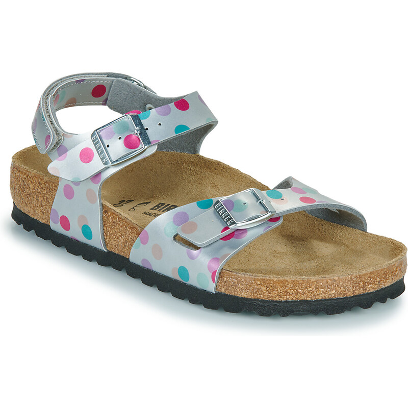 BIRKENSTOCK Sandály bez podpatku Rio AS Kids BF Elec. Metallic