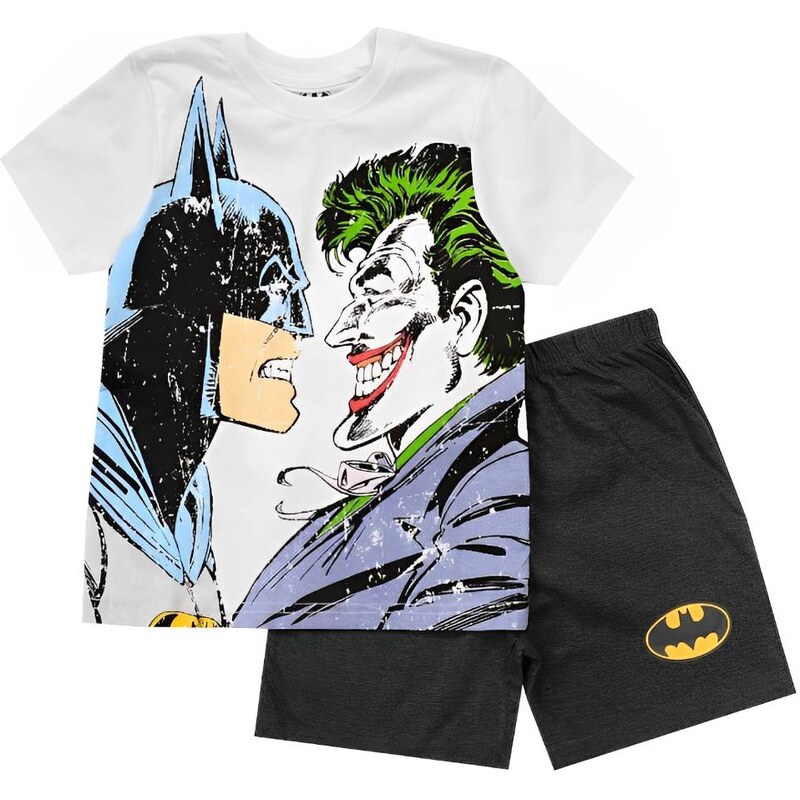 Ostatní Batman a Joker pyžamo bílo-šedé 104966811