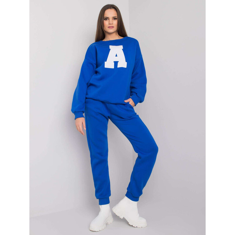 BASIC Modrá dámská tepláková souprava -blue 84024134