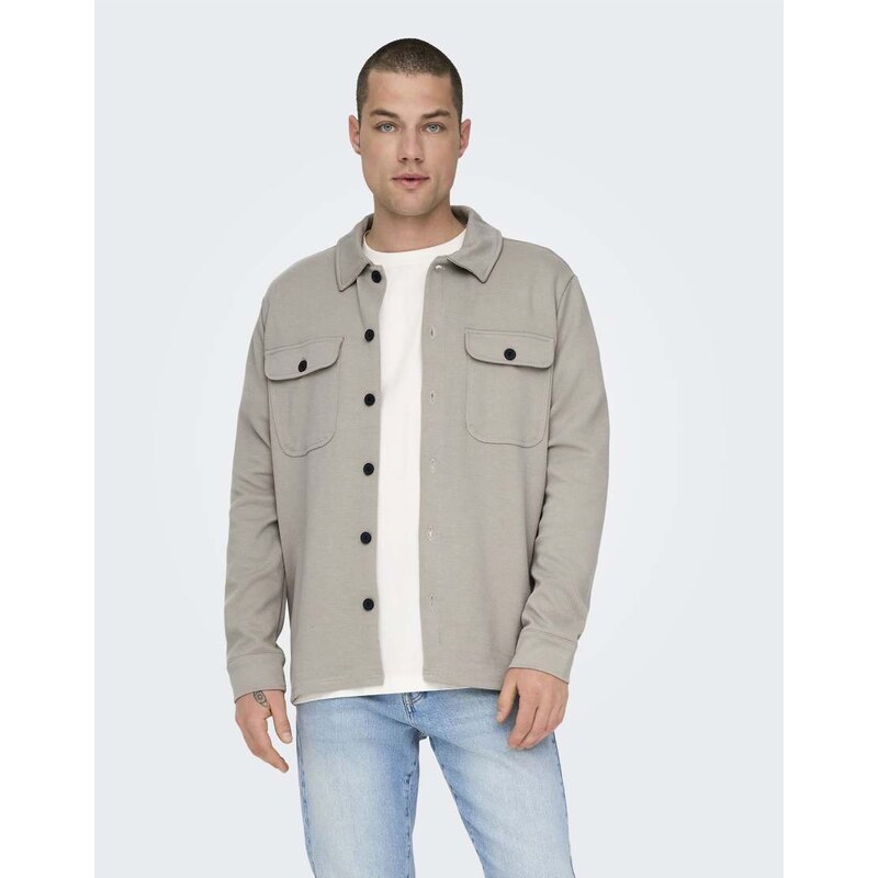 ONLY & SONS Shirt in khaki-Green
