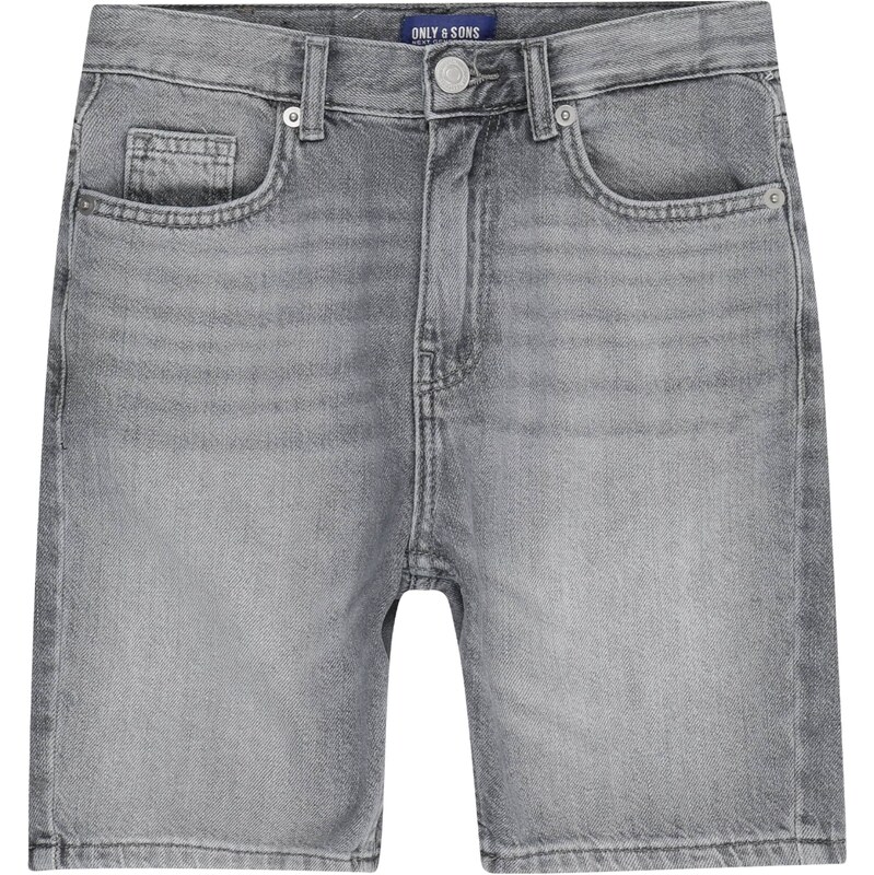 Only & Sons Junior Džíny OSJEdge šedá džínová