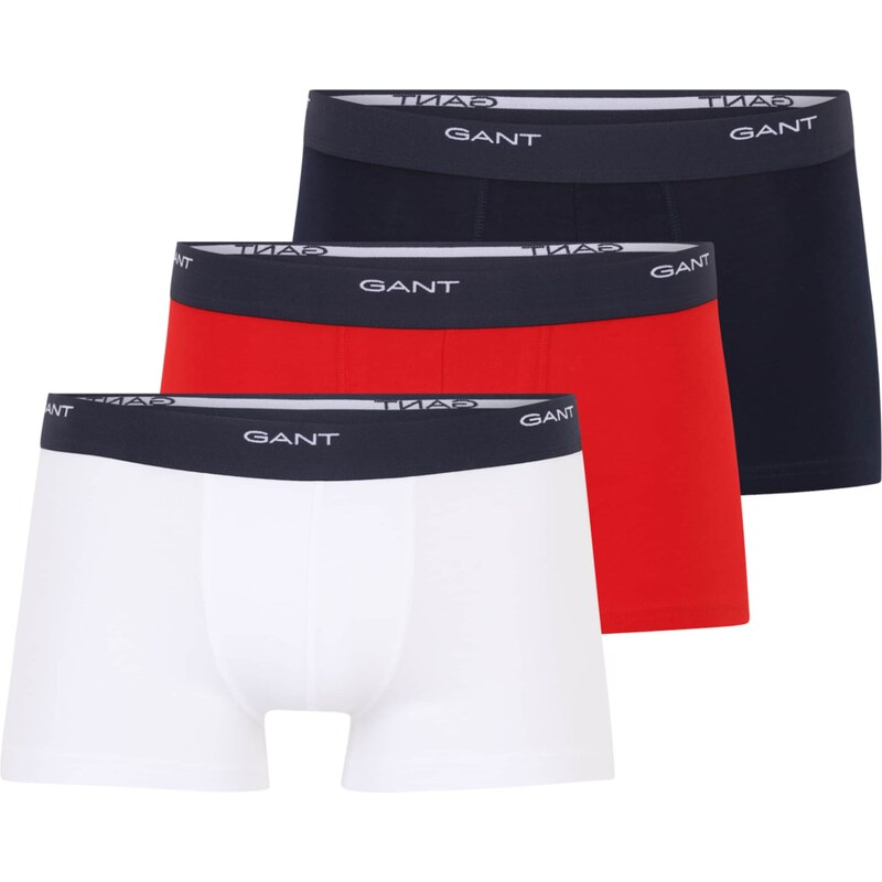 GANT Boxerky jasně červená / černá / bílá