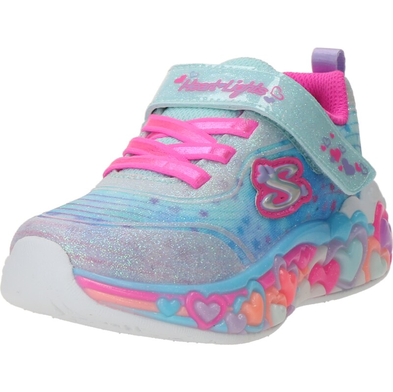 SKECHERS Tenisky ETERNAL HEART LIGHTS aqua modrá / světlemodrá /