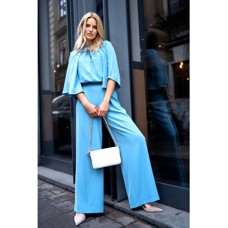 STYLOVE S397 Kombinéza s širokými rukávy a rozdělenými zády - 105244737