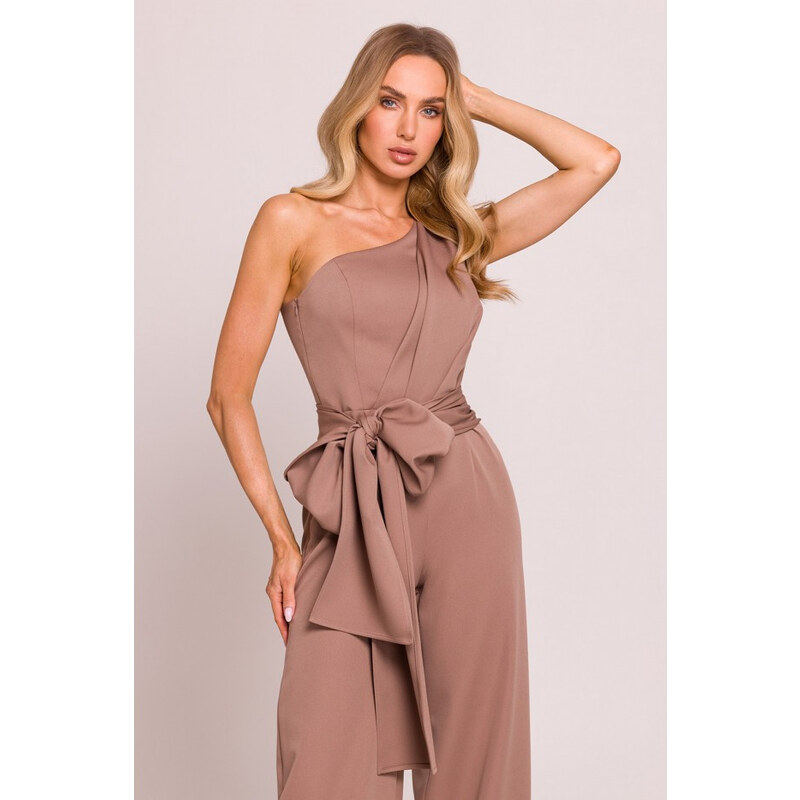 Kombinéza na jedno rameno se mocca model 20970556 - Moe