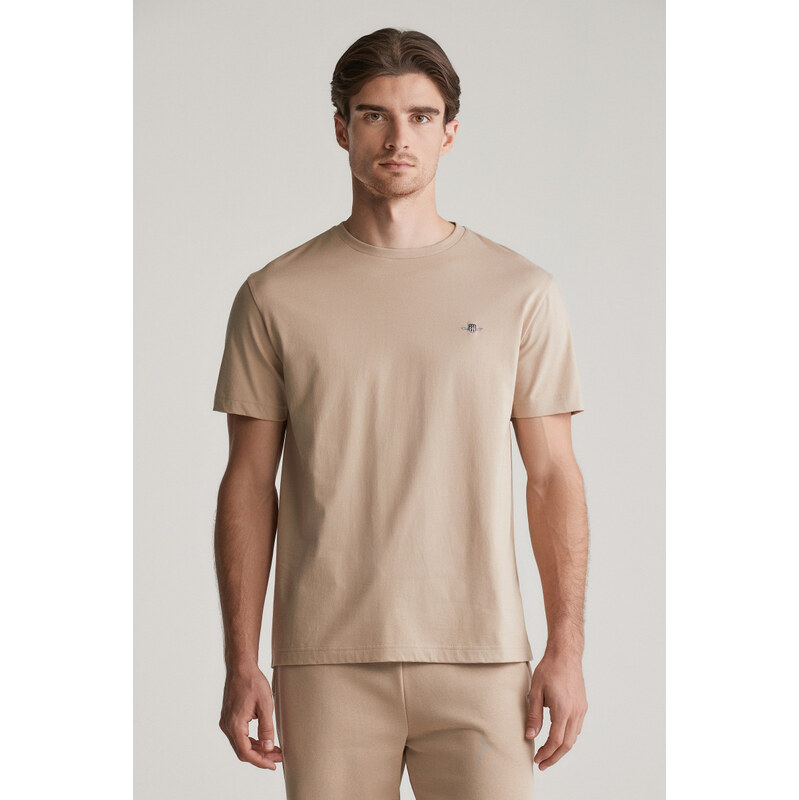 TRIČKO GANT REG SHIELD SS T-SHIRT DRY SAND