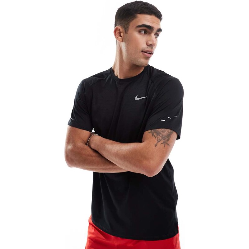 Nike Running Stride Dri-FIT t-shirt in black