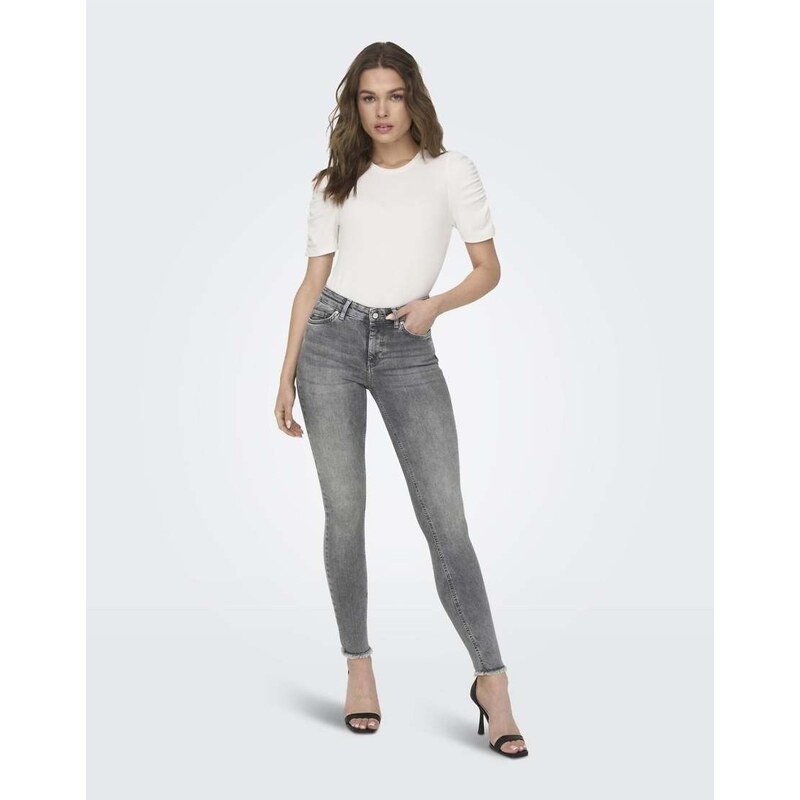 ONLY Skinny fit jeans in grey denim