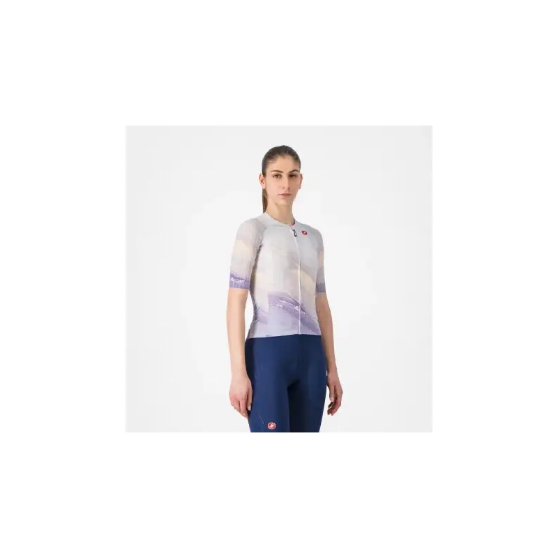 Castelli Aero Pro 8S dámský dres krátký rukáv Multicolor Purple vel. S 105253370