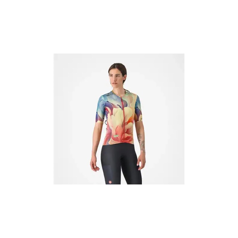 Castelli Unlimited Pro dámský dres krátký rukáv Multicolor Green vel. 105253363