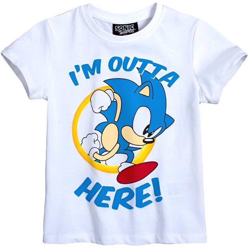 Sonic tričko bílé ježek Sonic C 52 02 002 PPL 105254730