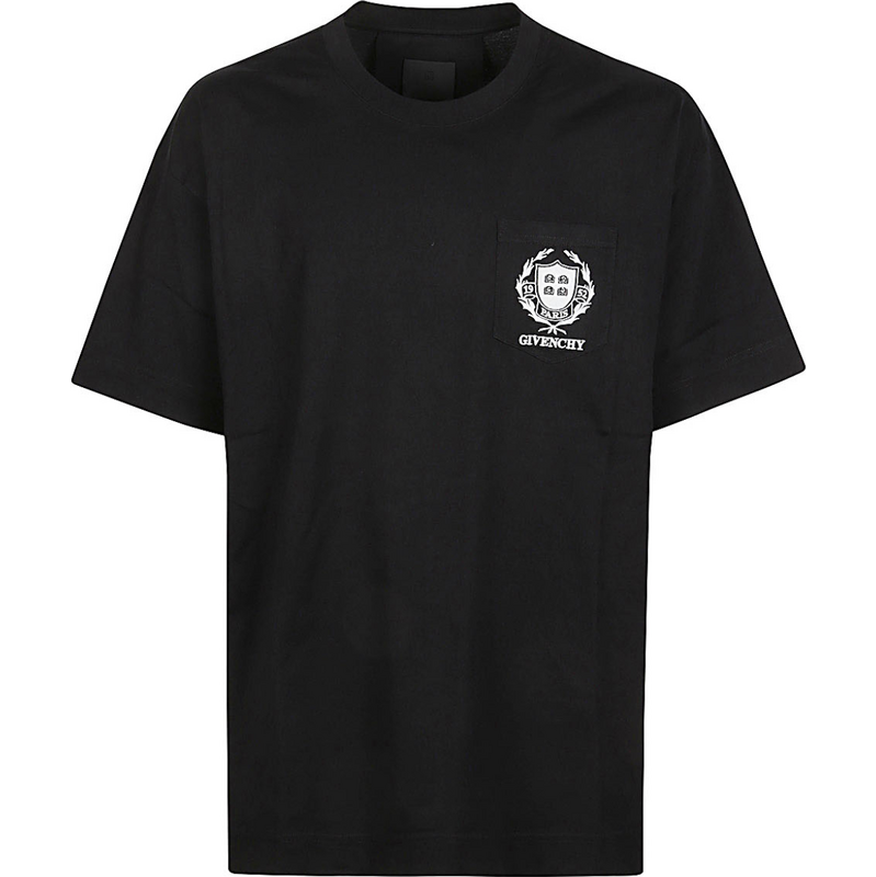 GIVENCHY Pocket Crew Black tričko