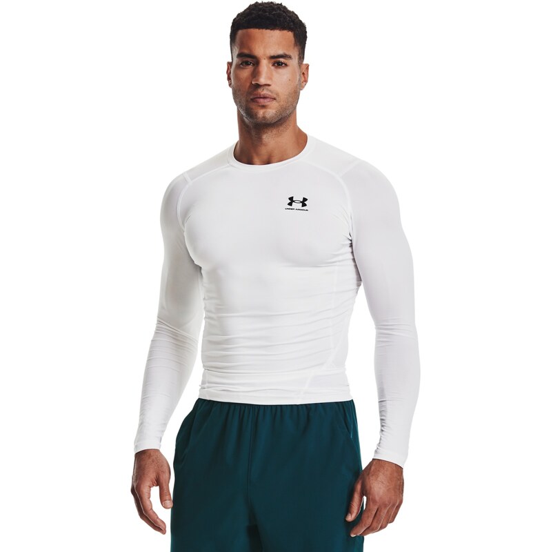 Under Armour HG Armour Comp LS WHITE