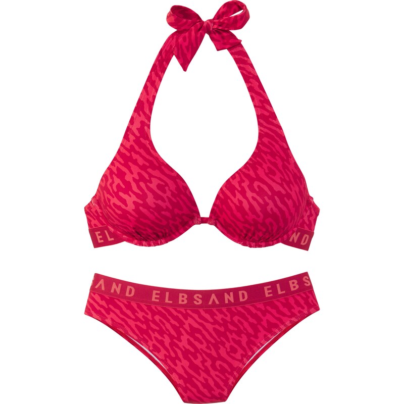 Elbsand Bikiny oranžová / pink / tmavě růžová