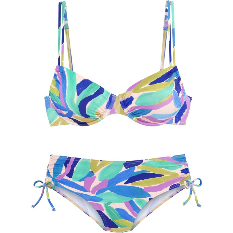 s.Oliver Bikiny modrá / žlutá / zelená / fialová