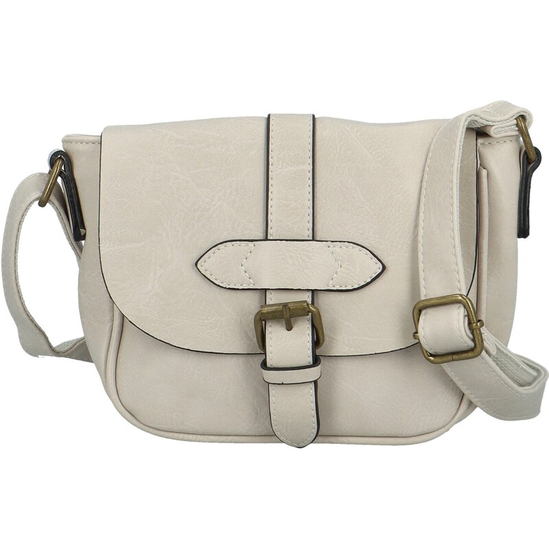 Dámská crossbody kabelka krémová - Paolo bags Safet krémová