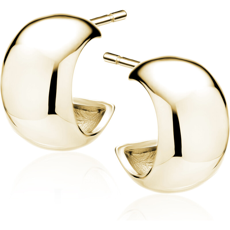 LUNICA Stříbrné náušnice MOOD GOLD 106891159