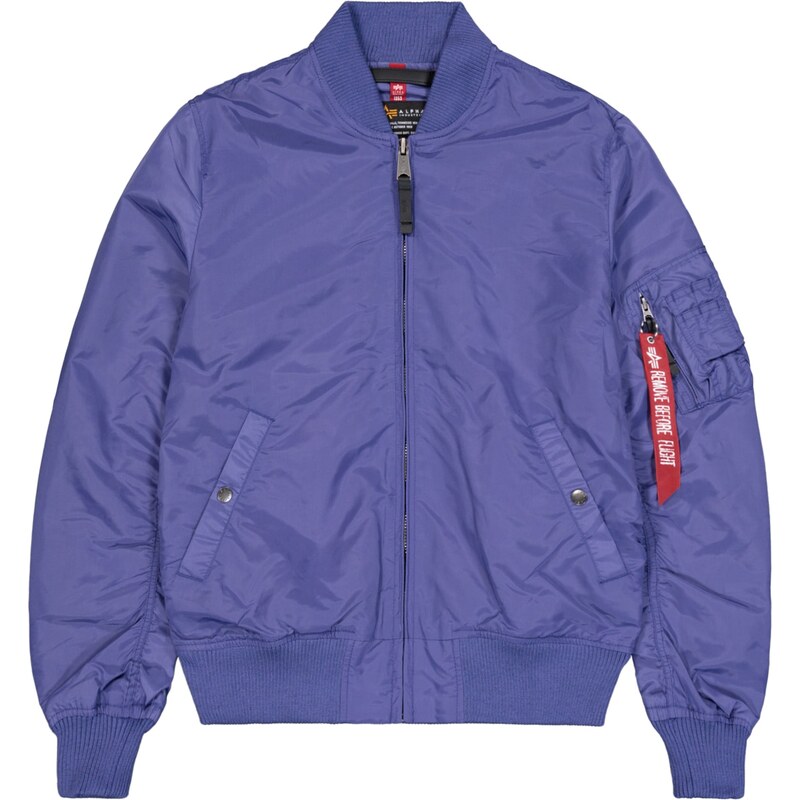 ALPHA INDUSTRIES Přechodná bunda Ma-1 Tt fialkově modrá / tmavě