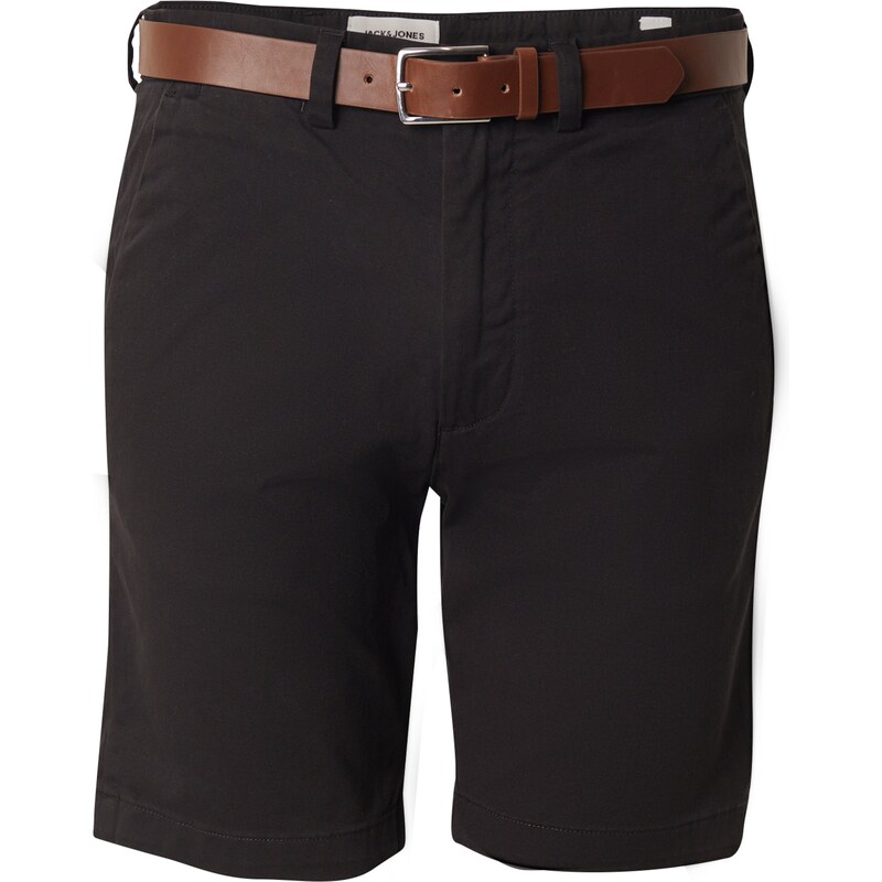 JACK & JONES Chino kalhoty JPSTMARCO FRANCO černá