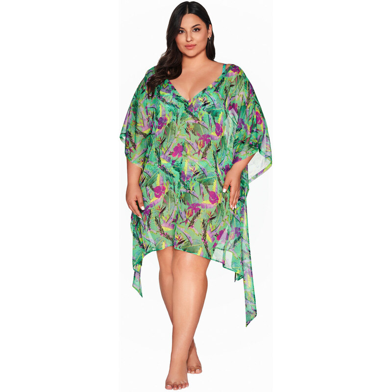 AVA SWIMWEAR PAREO 029 ZÁŘIVĚ ZELENÁ 105284536