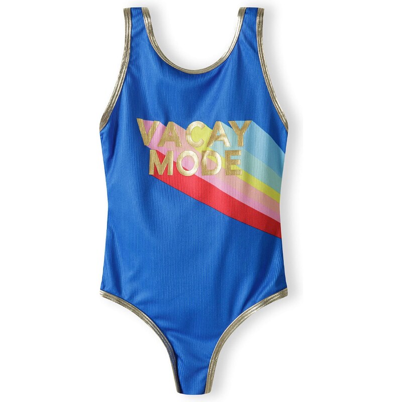 MINOTI Plavky aqua modrá / královská modrá / zlatá / růžová