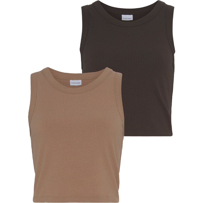 LASCANA Top tmavě hnědá 105478504