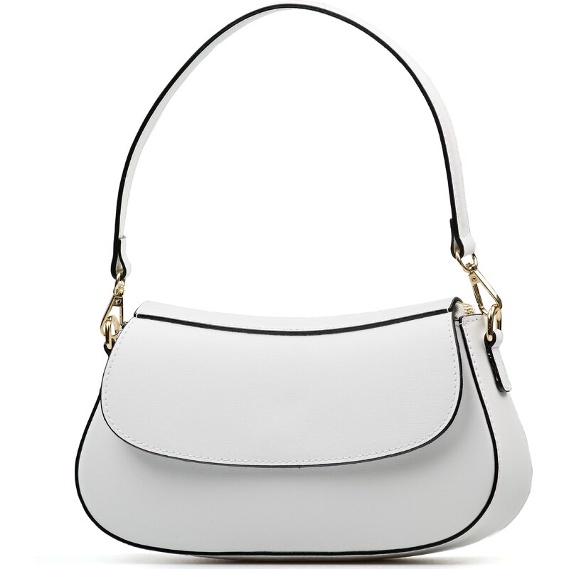 Blaire Unikát kožená crossbody kabelka Bea bílá