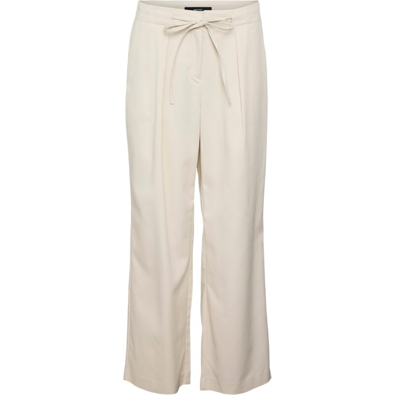 VERO MODA Kalhoty se sklady v pase VMISOLDE kámen 104876301