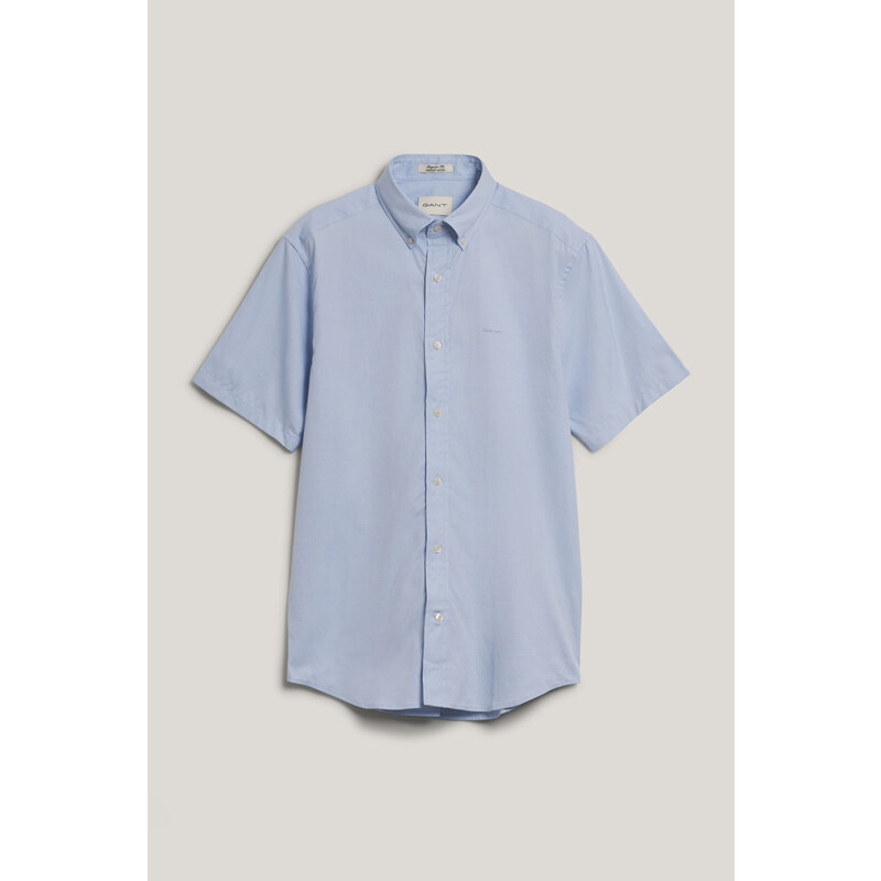 KOŠILE GANT REG PINPOINT OXFORD SS SHIRT LIGHT BLUE