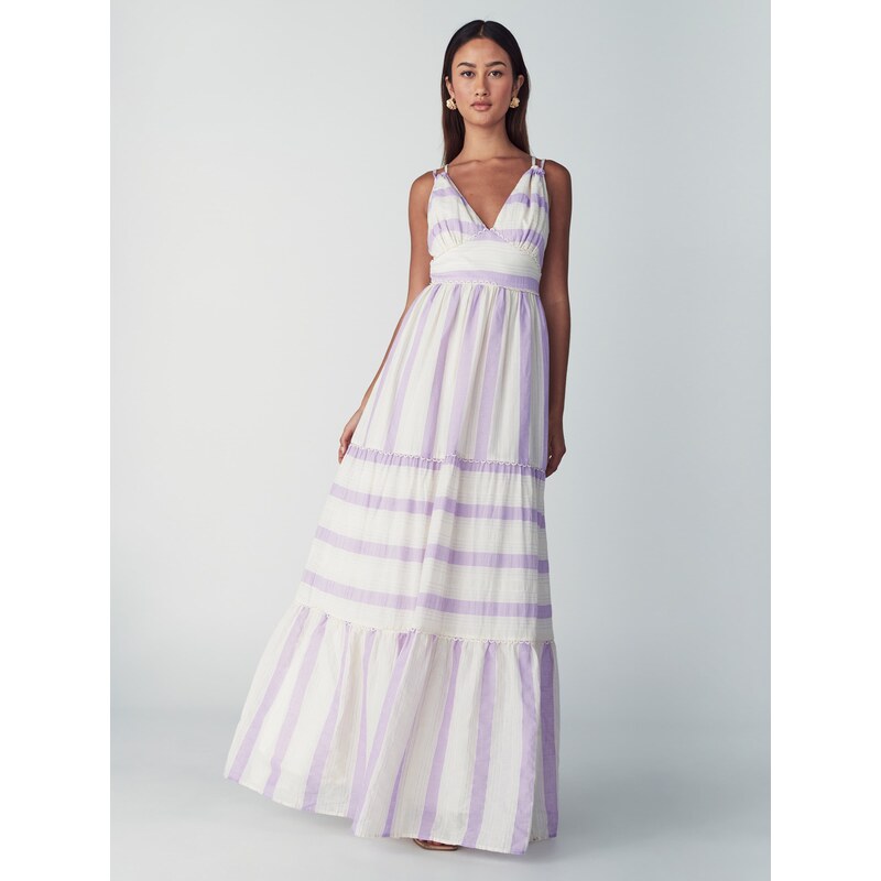 Willa Šaty světle fialová / offwhite 105442377