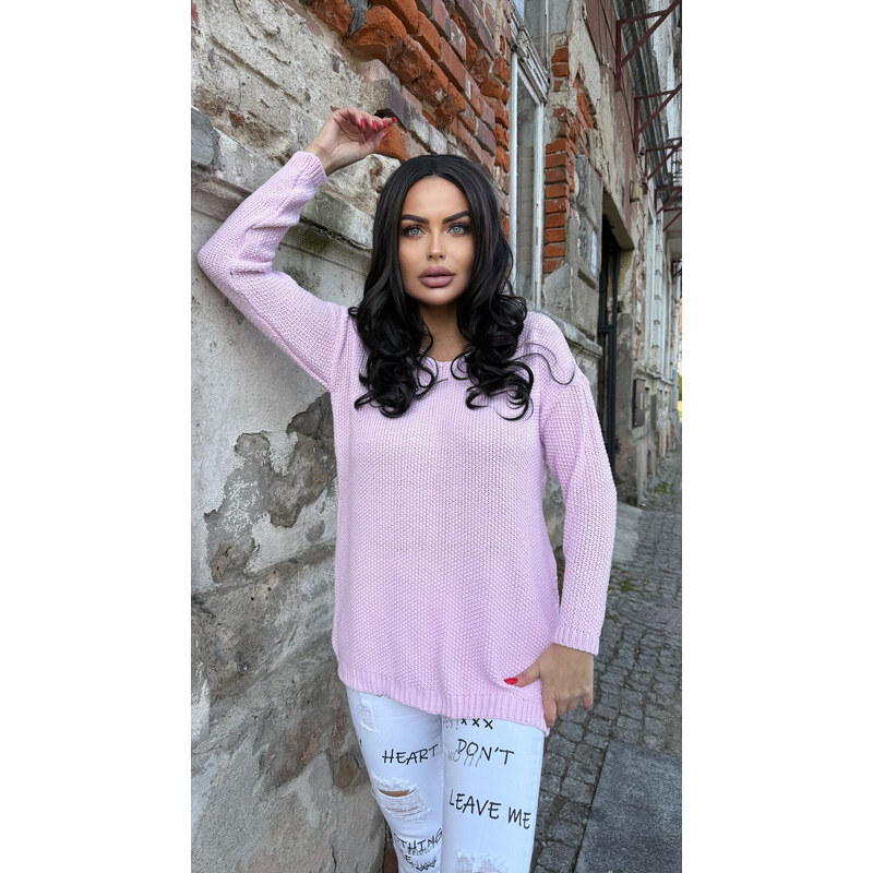 Fashionweek Dámský měkký lehký volný svetr NB6903
