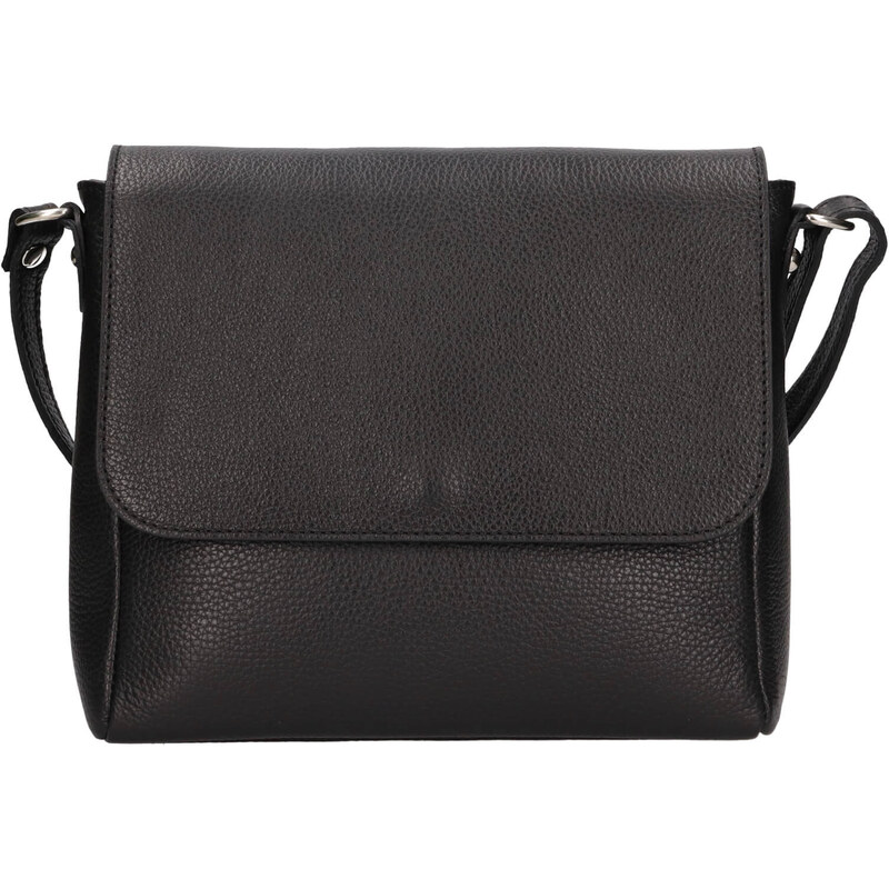 Dámská kožená crossbody kabelka Italia Nikka - černá 105335666