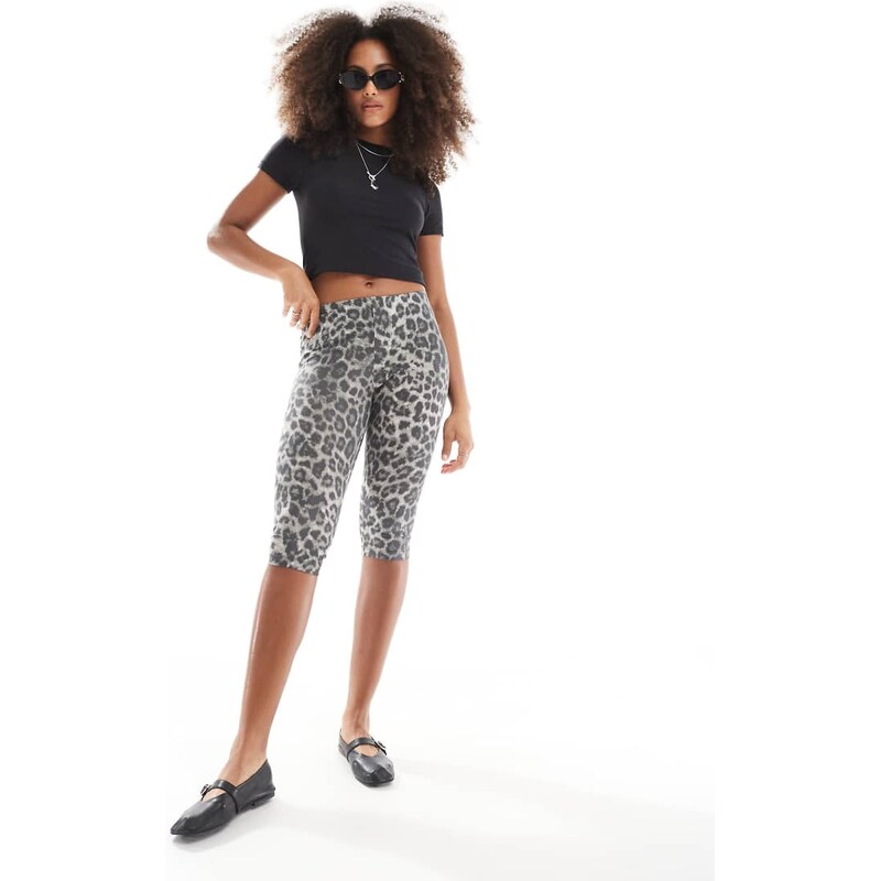 JJXX capri leggings in leopard print-Multi 105336760