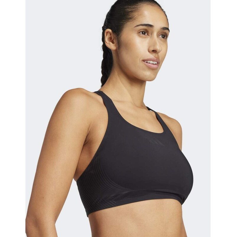 adidas performance Lanelux y-back bikini in black