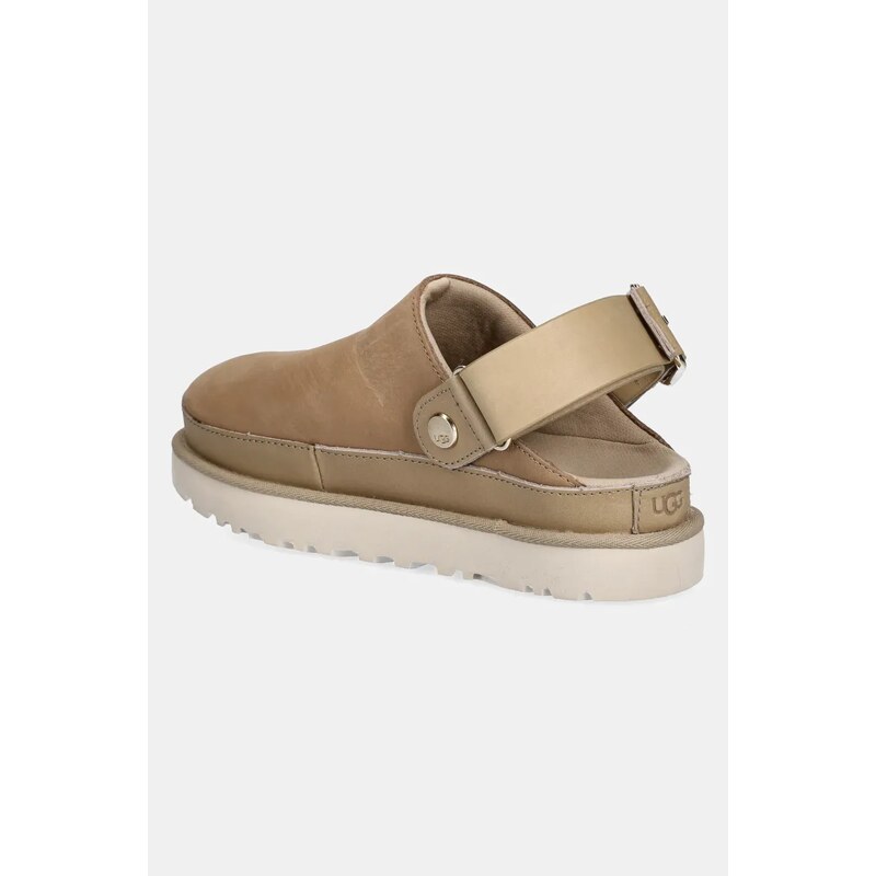 Nubukové pantofle UGG Goldenstar Villa Clog