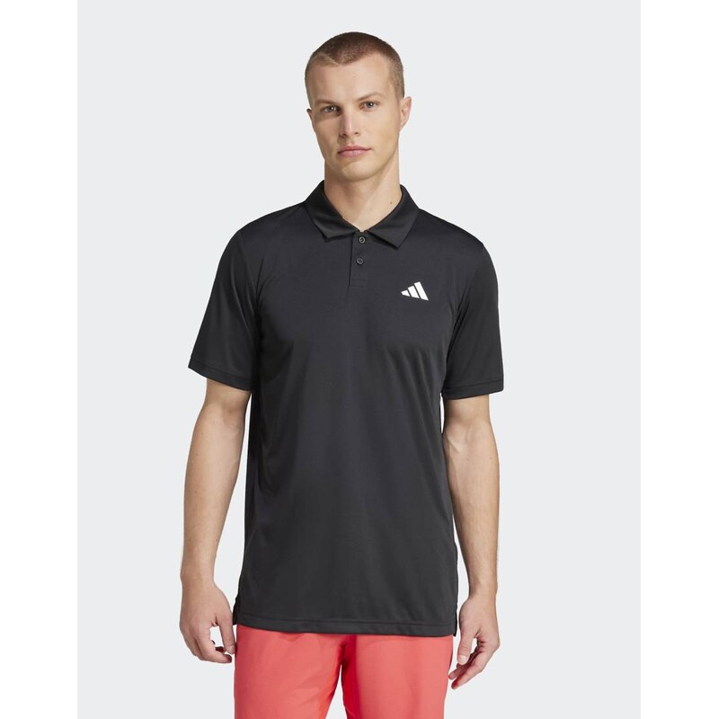 adidas performance Club tennis polo shirt in black