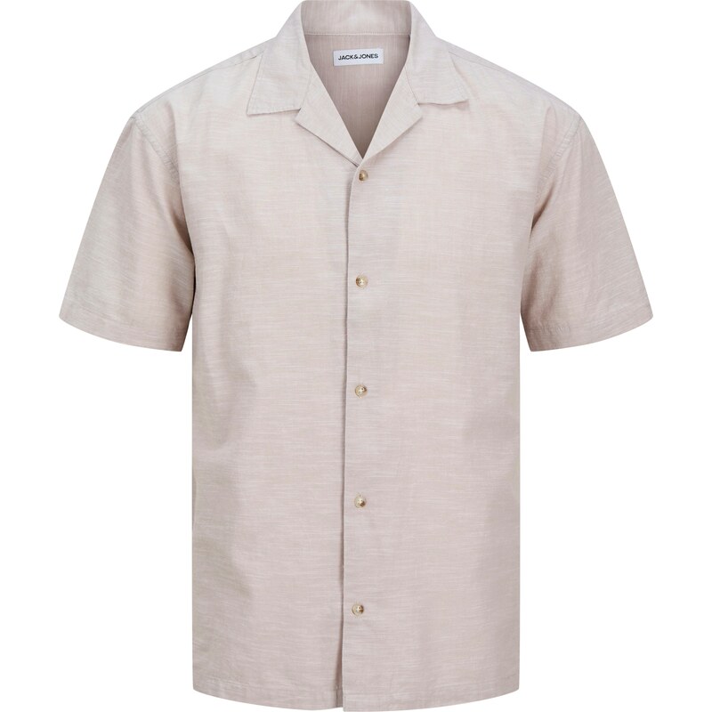 JACK & JONES Košile JJSummer Resort světle béžová