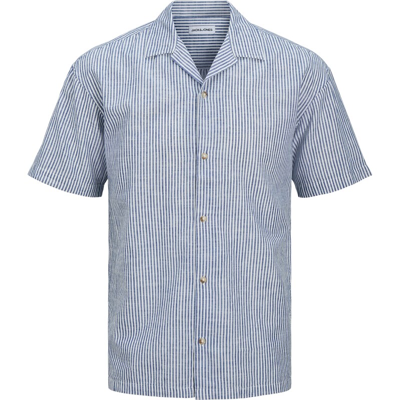 JACK & JONES Košile JJSummer Resort modrá / bílá