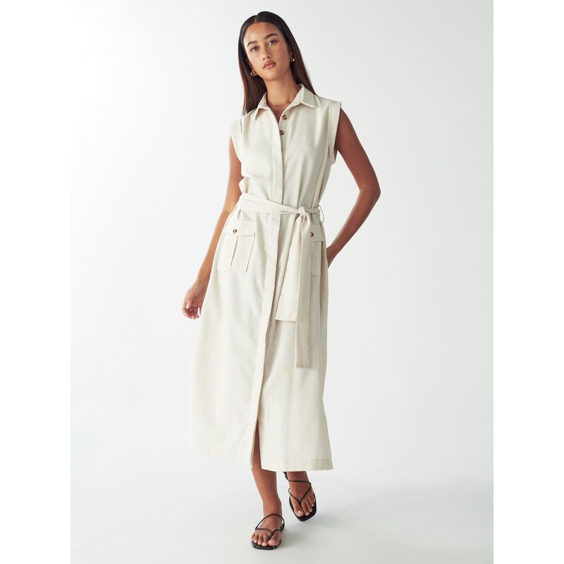 Willa Košilové šaty Albireo offwhite 105481123