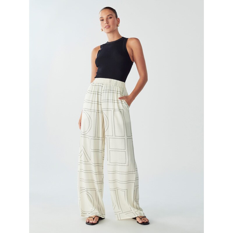 Willa Kalhoty Sky offwhite