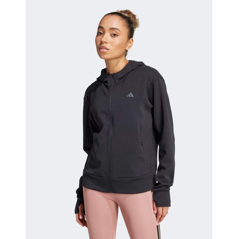 adidas performance Designed 4 training full-zip hooded sweatshirt in 115503615