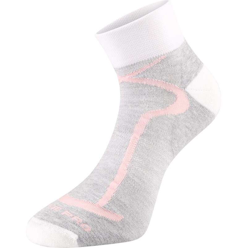 Unisex ponožky ALPINE PRO GANGE bílá/růžová 105356543