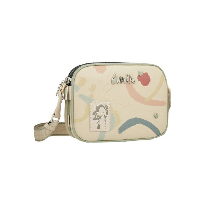Ležérní pevná crossbody kabelka se 3 přihrádkami Alma Anekke 40743-188 105356832