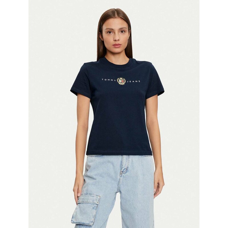Tommy Jeans dámské modré tričko 109099691