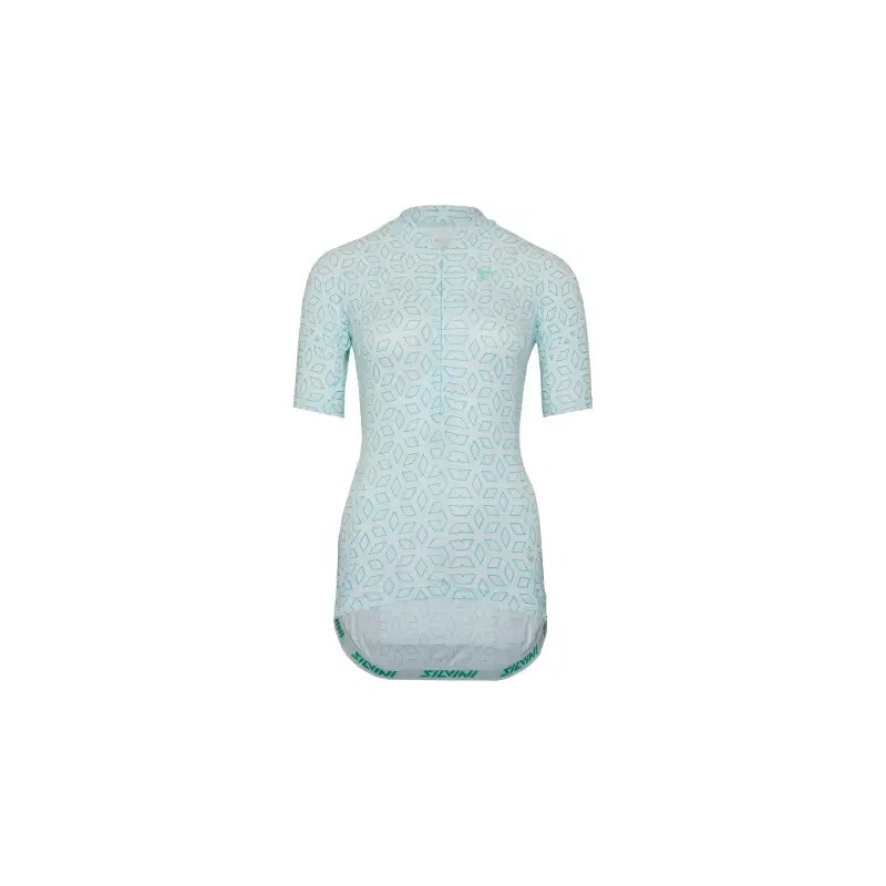 SIlvini Catirina dámský dres krátký rukáv Cloud/Green vel. S 105357838