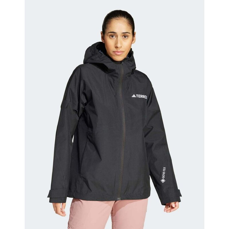 adidas Terrex xperior 2l gore-tex performance jacket in black