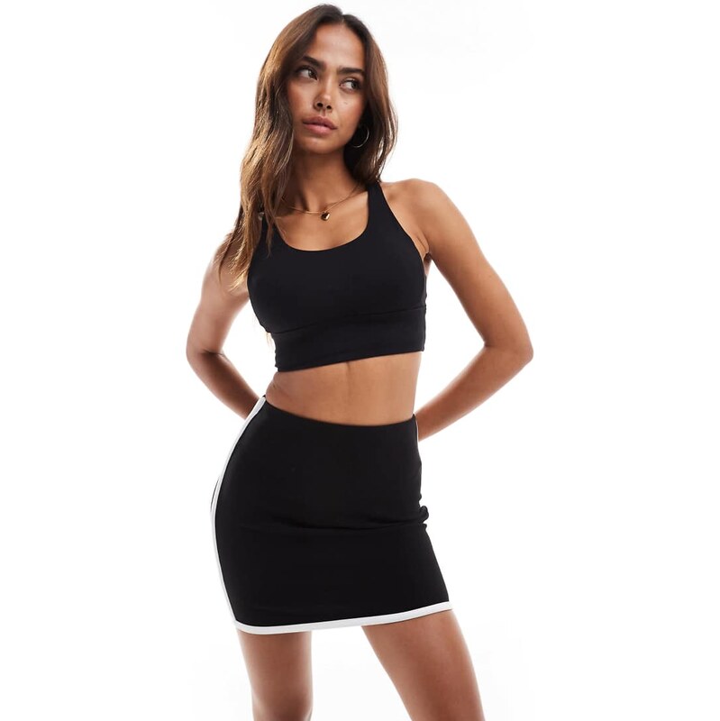 TALA Skinluxe crossback sports bra in black