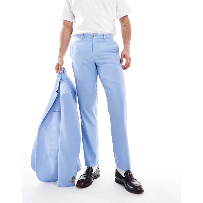 Jack & Jones super slim trousers in light blue