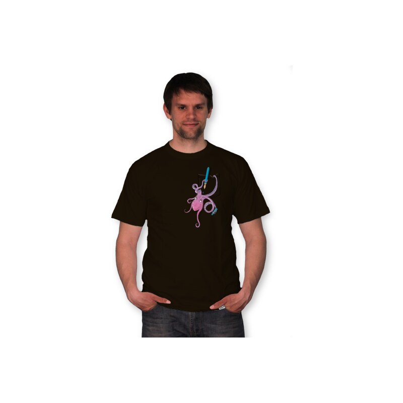 PANDEMIC Pánské tričko s potiskem Chobotnice: Prostě miluju inkoust